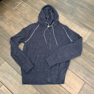 Men’s Gap zip up knit hooded sweatshirt
